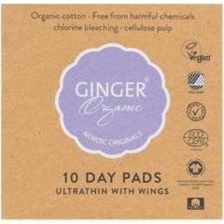 👉 Maandverband Ginger Organic dag met vleugel 10st 5713334000008