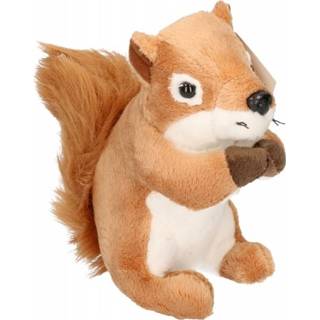 👉 Knuffel multi pluche kinderen Eekhoorn zachte 14 cm