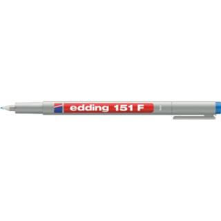 👉 Stift stuks active blauw Edding 151 F niet-permanente - 4004764007448