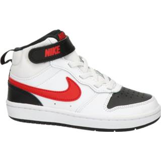 👉 Hoge sneakers kunstleder jeugd rood Nike Court Borough 8720251667501 872025166753