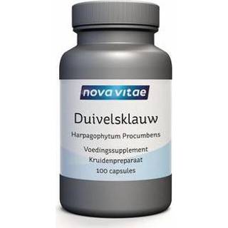 👉 Duivelsklauw Nova Vitae harpagophytum 100ca 8717473127142