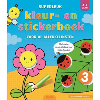 👉 Kleur- en stickerboek Deltas Superleuk 2-4 jaar