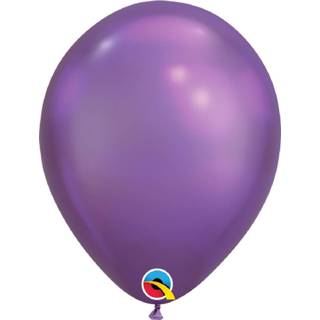 👉 Ballon active stuks paars Ballonnen metallic 28 cm - 3 7320188020649