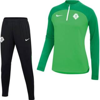 👉 Trainingspak groen trainingspakken zwart vrouwen Nike KNVB Drill Dames
