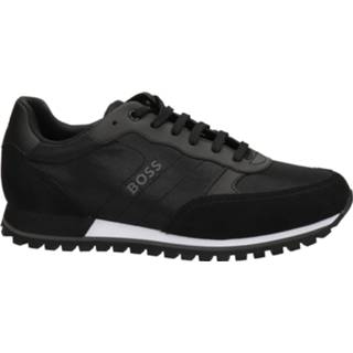 👉 Lage sneakers leer men zwart BOSS Parkour Runn 8720251599970 872025160003