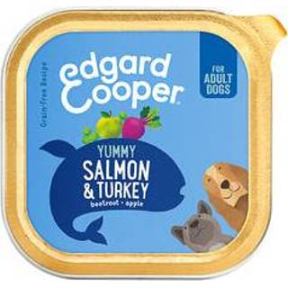 👉 Kalkoen Edgard & Cooper Adult - Zalm 11 x 150 g 5407009643385