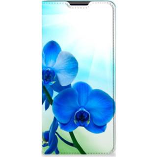 👉 Orchidee blauw Motorola Edge 30 Pro Smart Cover - Cadeau voor je Moeder 8720632422583