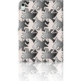 👉 Flipcase grijs IPad Air (2020/2022) 10.9 inch Flip Case Salamander Grey 8720632453617