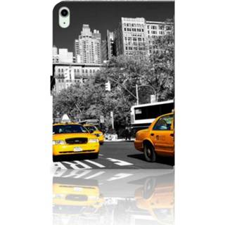 👉 Flipcase IPad Air (2020/2022) 10.9 inch Tablet Flip Case New York Taxi 8720632772060