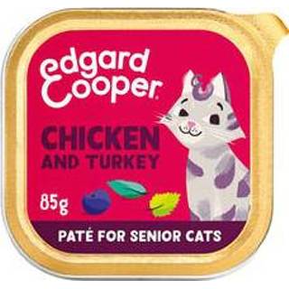 👉 Kalkoen Edgard & Cooper Senior Cat - Vrije Uitloop Kip en Paté 16 x 85