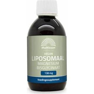 👉 Magnesium Mattisson Vegan liposomaal bisglycinaat 250ml 8720791840006