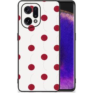 Coverhoes OPPO Find X5 Back Cover Hoesje Cherries 8720632756466