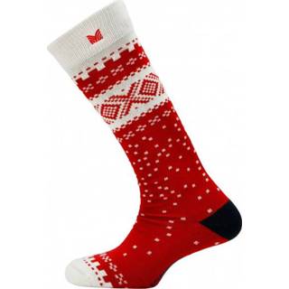 👉 Dale of Norway - Cortina Socks Knee - Merinosokken maat L/XL, blauw