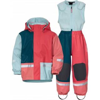 👉 Didriksons - Kid's Boardman Multi Colour Set 3 - Regenjas maat 140, meerkleurig
