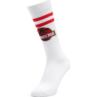 👉 Sock wit unisex Men's Jurassic Park Logo Sports Socks - White UK 8-11 5059479695588