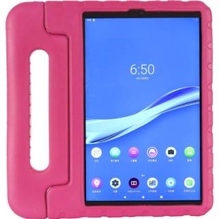 👉 Tablethoes magenta active kinderen Tablet hoes voor Lenovo Tab M10 Plus (2de gen) 10.3 inch (2020) - Kinderhoes met handvat Schokbestendige Kids cover