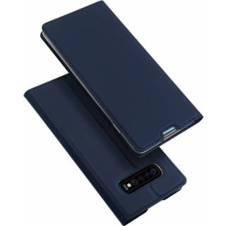 👉 Active blauw Samsung Galaxy S10 Plus hoesje - Dux Ducis Skin Pro Book Case 6934913081150