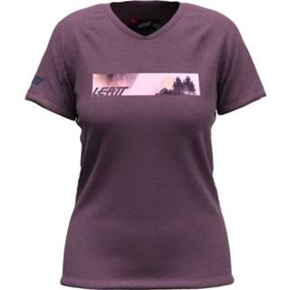 Fiets shirt XS purper vrouwen Leatt - Women's MTB All Mountain 2.0 Jersey Fietsshirt maat XS, 6009699109197