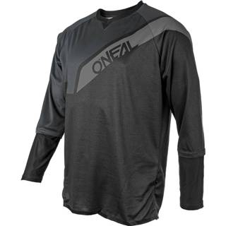 👉 Fiets shirt XXL uniseks grijs zwart O'Neal - Stormrider Jersey Fietsshirt maat XXL, zwart/grijs 4046068558486