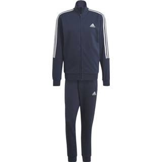 👉 Trainingspak blauw s mannen Adidas 3 Stripes French Terry Heren 4062065175556