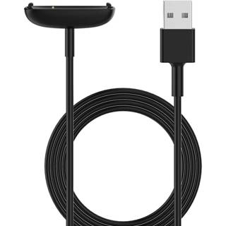 👉 Oplaadkabel zwart active Case2go - geschikt voor Fitbit Inspire (2de gen) USB-kabel 1.0 meter 8719793162285