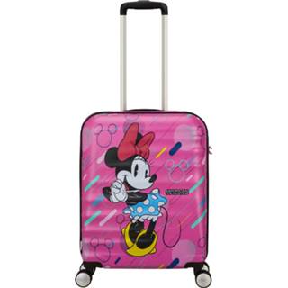 👉 Spinner ABS roze American Tourister Wavebreaker Disney 55 minnie future pop Harde Koffer 5400520168177
