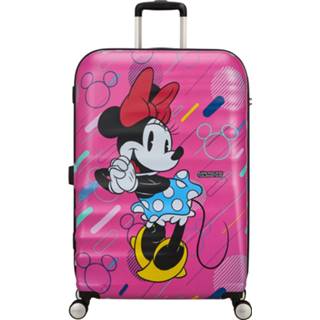 👉 Spinner ABS roze American Tourister Wavebreaker Disney 77 minnie future pop Harde Koffer 5400520168214