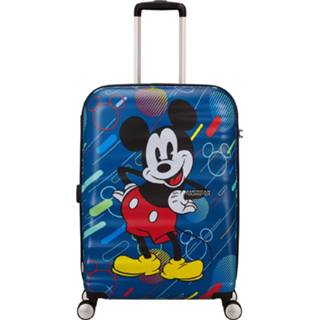 👉 Spinner ABS blauw American Tourister Wavebreaker Disney 67 mickey future pop Harde Koffer 5400520168184