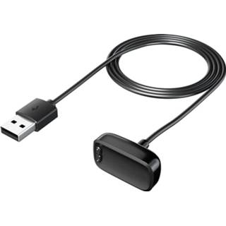👉 Oplaadkabel zwart active Case2go - geschikt voor Fitbit Inspire (1ste gen) USB-kabel 1.0 meter 8719793162278