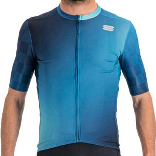 👉 Fiets shirt s mannen blauw Sportful - Rocket Jersey Fietsshirt maat S, 8050949590652