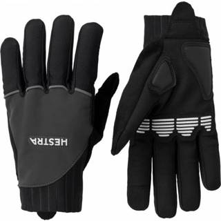 👉 Hestra - Bike Reflective Long 5 Finger - Handschoenen maat 8, zwart