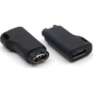 Smartwatch zwart active Case2go - OTG Adapter geschikt voor Garmin Micro USB naar connector Oplader 8719793162117