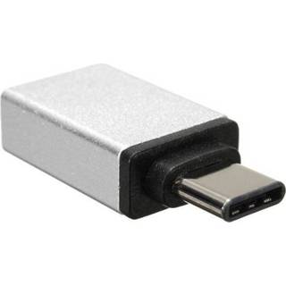 Chromebook zilver active USB 3.1 Type C naar 3.0 OTG Adapter voor o.a. iPhone, Macbook en - 7438251944959