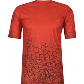 👉 Endura - Singletrack Print T-Shirt LTD - Fietsshirt maat S, rood