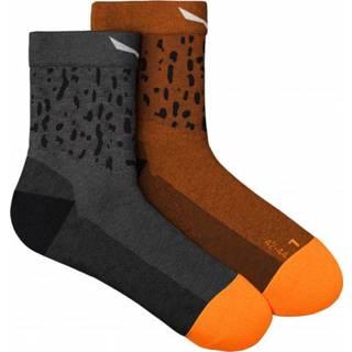 👉 Salewa - MTN TRN Abmahnung All Mountain QRT Sock - Wandelsokken maat 39-41, zwart