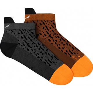 👉 Sock zwart mannen Salewa - MTN TRN Abmahnung All Mountain Low Wandelsokken maat 45-47, 4053866402095