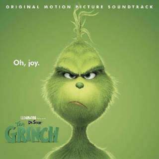 👉 Soundtrack rood wit vinyl Dr. Seuss' The Grinch (Original Motion Picture Soundtrack) (Clear with Red & White Swirl)