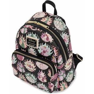 👉 Backpack pastel Loungefly Disney Villains Flames AOP Mini