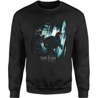 👉 Harry Potter Deathly Hallows Part 1 Sweatshirt - Black - XXL - Zwart