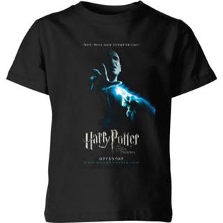 👉 Harry Potter Order Of The Phoenix Kids' T-Shirt - Black - 146/152 (11-12 jaar) - Zwart