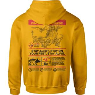 👉 Jurassic World Stampede Survival Guide Hoodie - Mustard - XXL