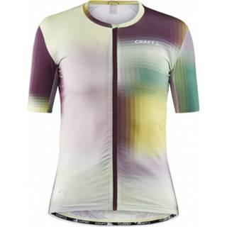 👉 Craft - Women's Advanced Aero Jersey - Fietsshirt maat XS, meerkleurig