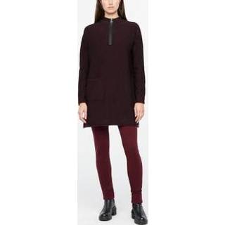 👉 Tricot jurk polyester One Size burgundy vrouwen - chiné 5397189380067