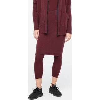 👉 Pencil polyamide vrouwen burgundy Knit skirt 5397189384430