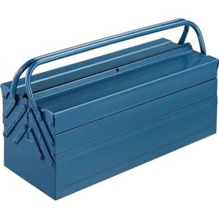 👉 Gereedschapskoffer blauw active Monzana Stalen gereedschapskoffer, blauw, 53 x 20 cm 4250525322453