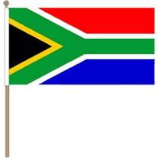 👉 Zwaai vlag stof active Zwaaivlag Zuid-Afrika 30x45cm | 7424947090093