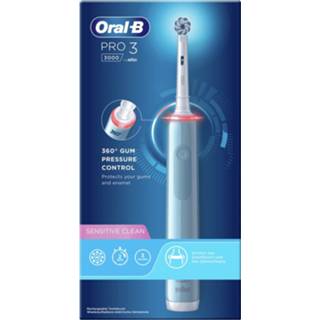 👉 Elektrische tandenborstel blauw active 6x Oral-B Pro 3 3000 4210201289487