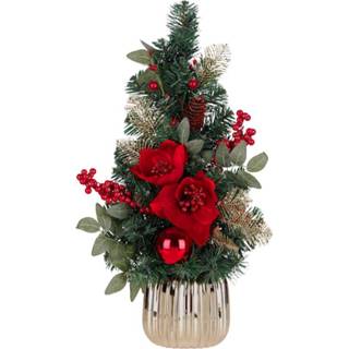 👉 Kerststukje Amaryllis IGEA Rood