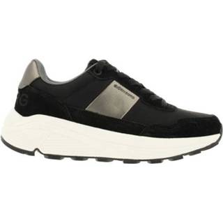 👉 Sneakers zwart synthetisch leer vrouwen 37 40 38 36 39 41 Björn Borg R1320 MET W 2241 632504 0908 Zwart-41 maat