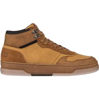 👉 Sneakers geel nubuck canvas mannen m 44 41 42 43 46 45 Björn Borg T2300 MID NUB 2242 635710 3400 maat